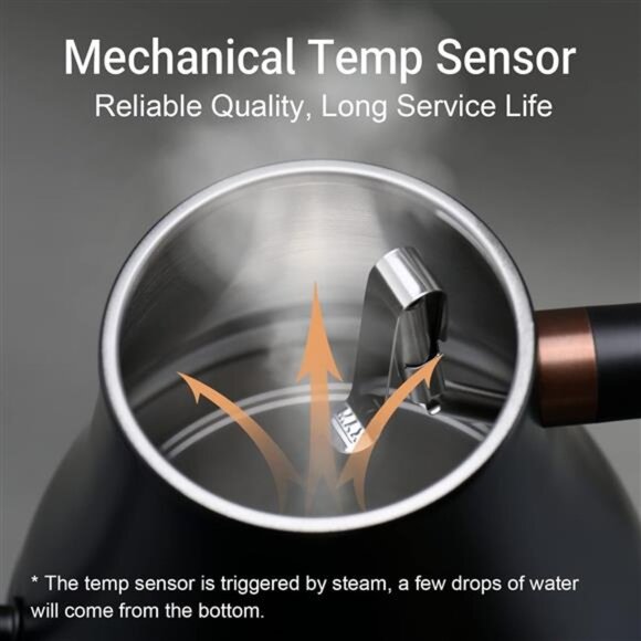 Electric Kettle Gooseneck Water Kettle Stainless Steel Tea Kettle Water Boiler - Picture 5 of 7